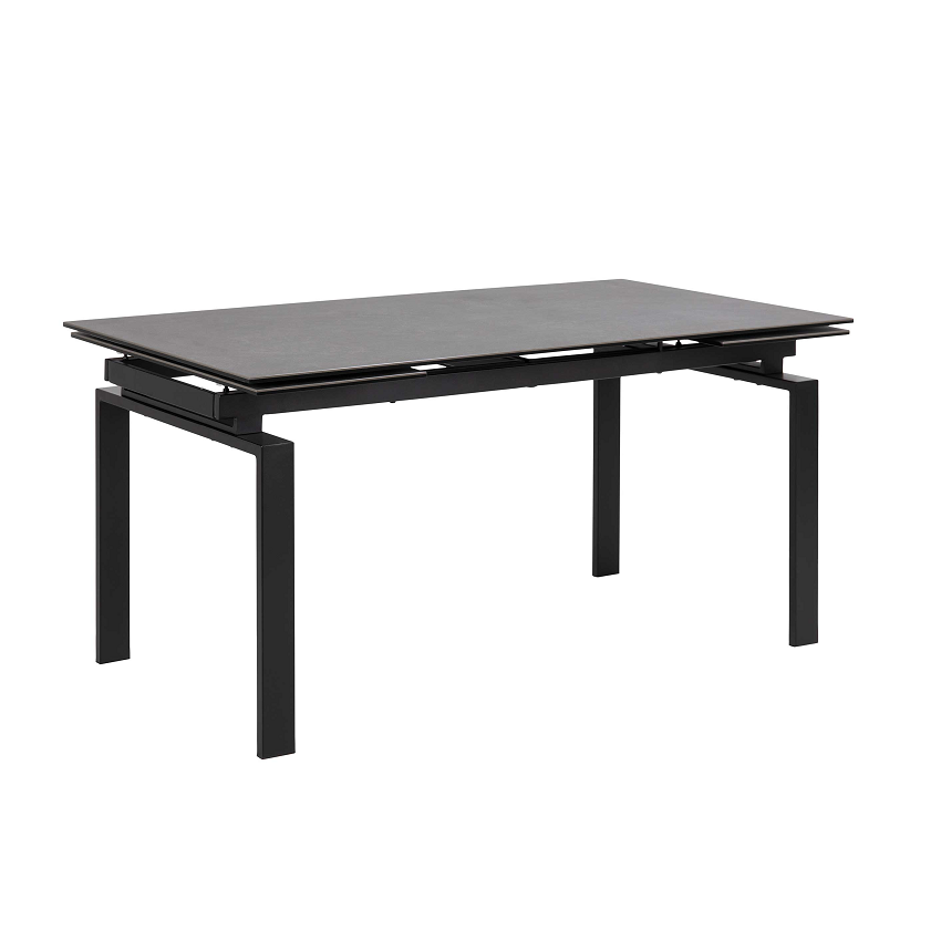 emob Verlengbare eettafel Hunor 160/240x85 - zwart