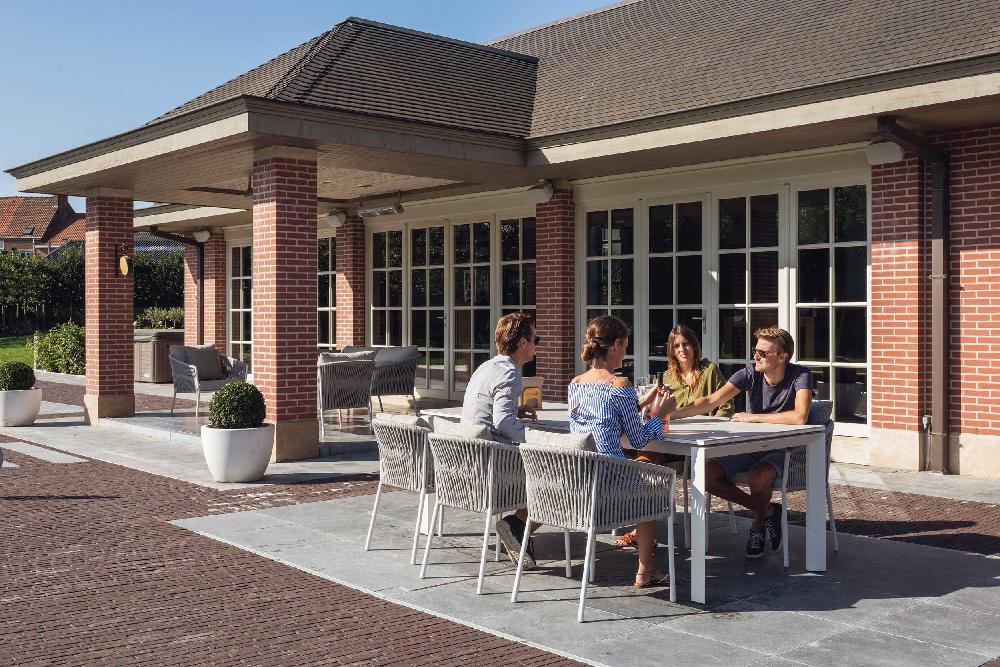 Emob Verlengbare Tuintafel Bettini 180/240 - Wit