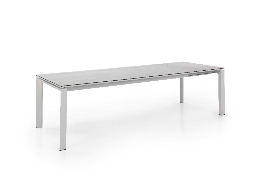 emob Verlengbare tuintafel Bettini 220/280 - wit