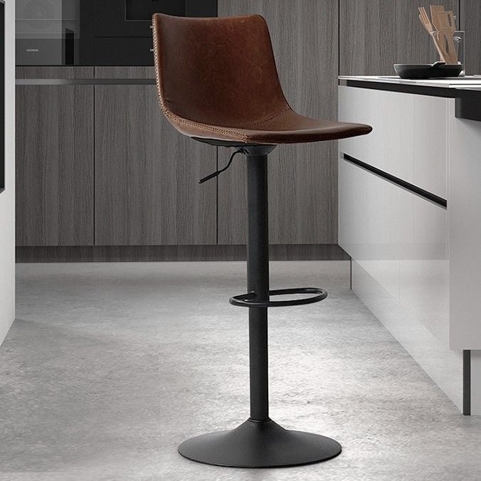 emob Verstelbare barstoel Fontana - bruin