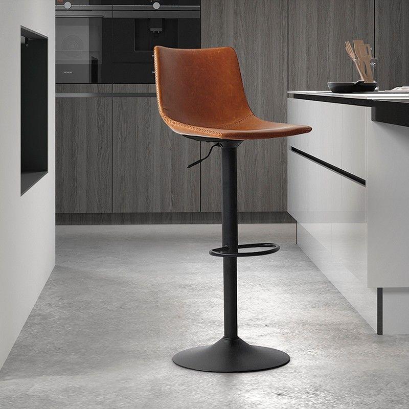 emob Verstelbare barstoel Fontana - cognac