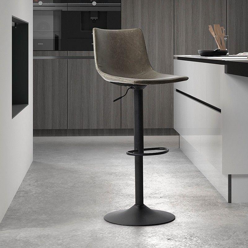 emob Verstelbare barstoel Fontana - grijs