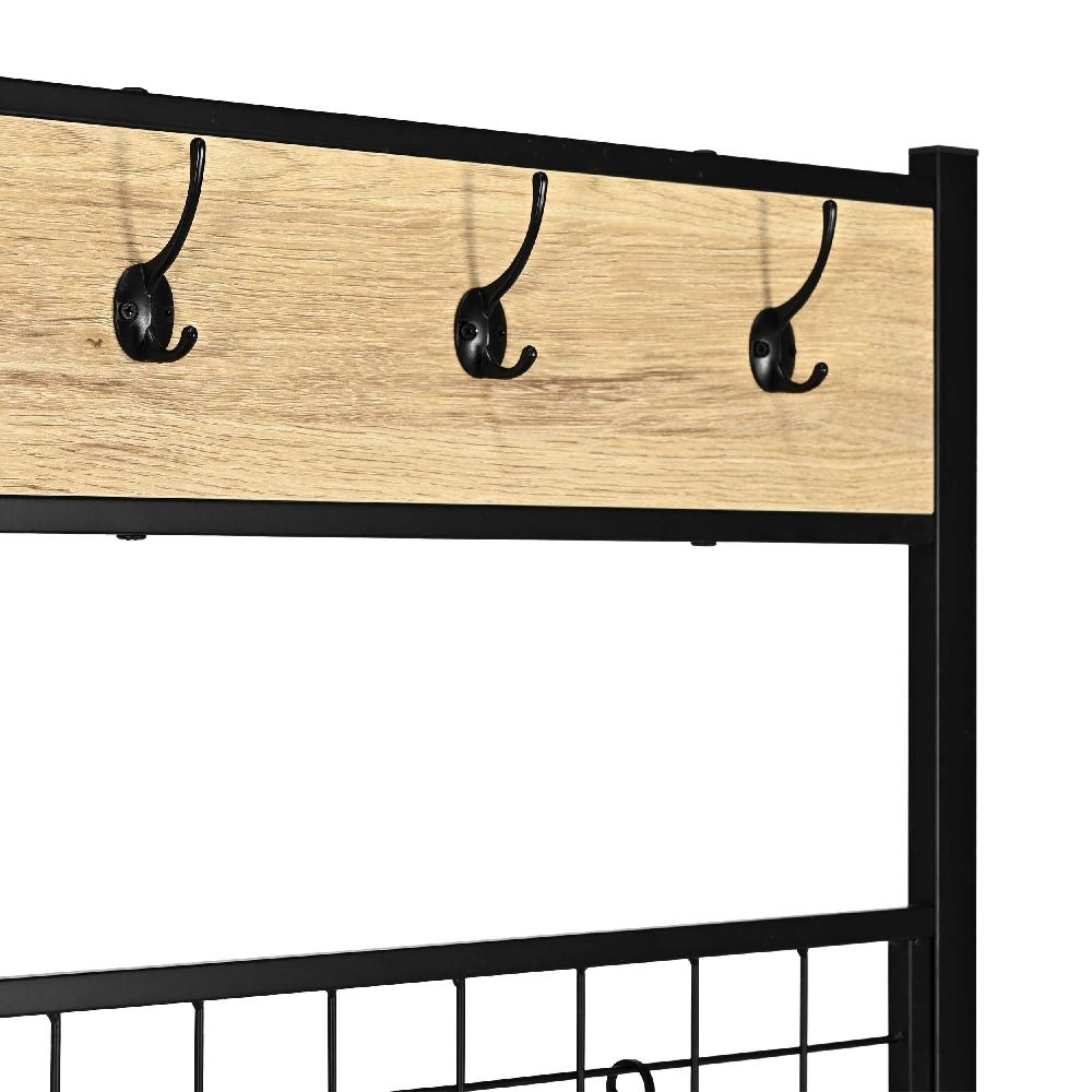Emob Vestiaire Alizee - 100x40x180cm - Eikdecor/zwart