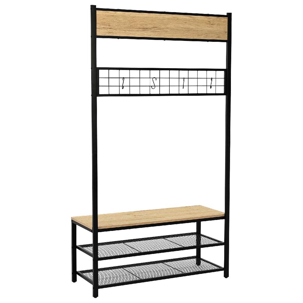Emob Vestiaire Alizee - 100x40x180cm - Eikdecor/zwart