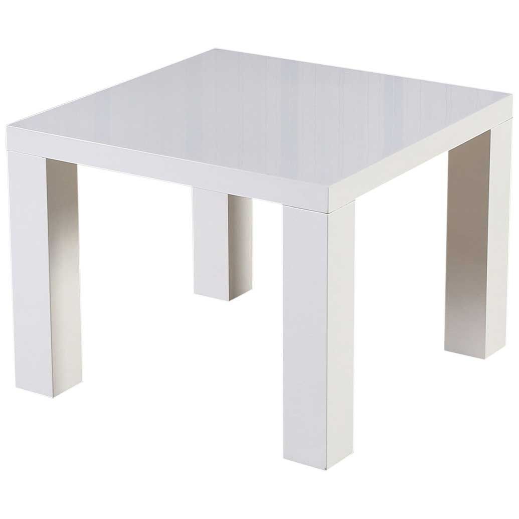 Emob Vierkante Salontafel Kera 60x60cm - Wit