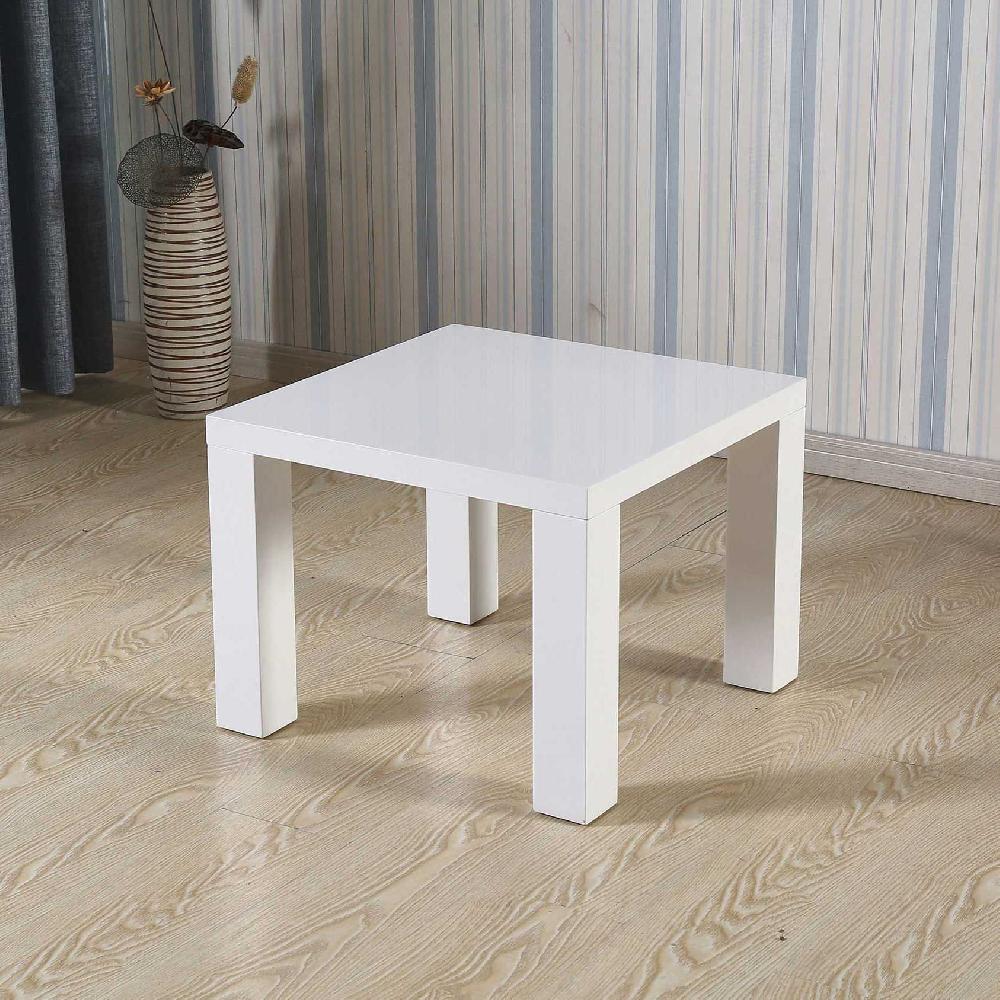 Emob Vierkante Salontafel Kera 60x60cm - Wit