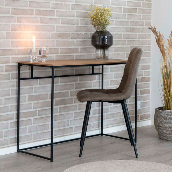 emob Vita Bureau - Natuurlijk Eiken met Zwart Frame