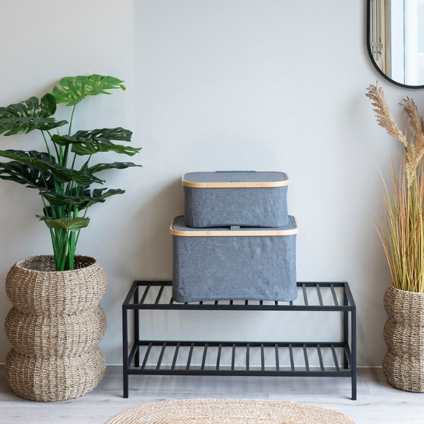 emob Vita Schoenenrek - Zwart Stalen Frame 2 Planken