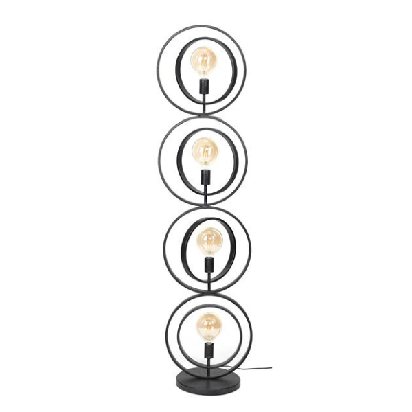 Emob Vloerlamp Vladislav - 40x60x163 Cm - Metaal/zwart