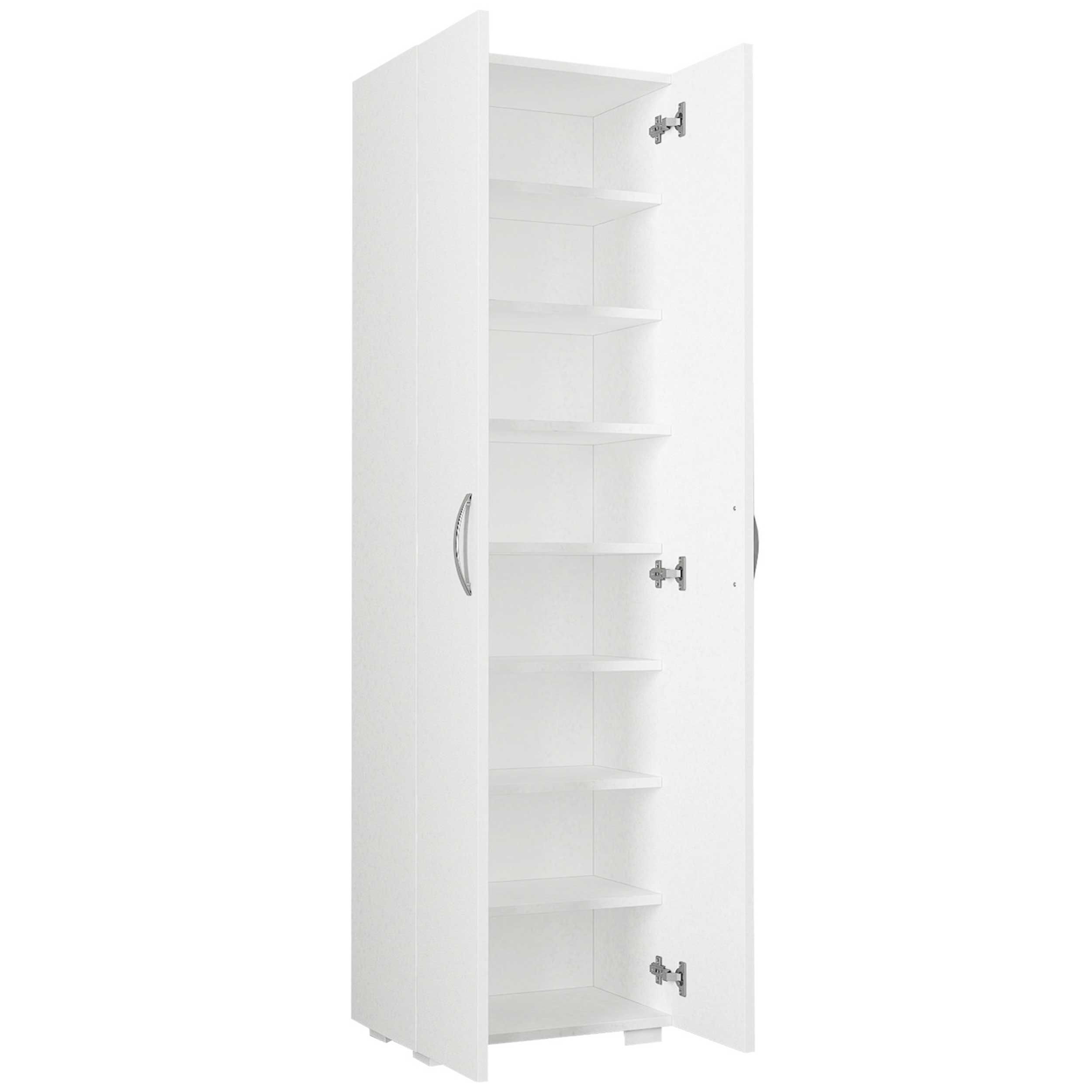 Emob Voorraadkast Aibileen - 49x32x173cm - Wit