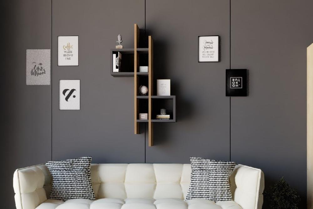 Emob Wandrek Asse - Antraciet/eikdecor