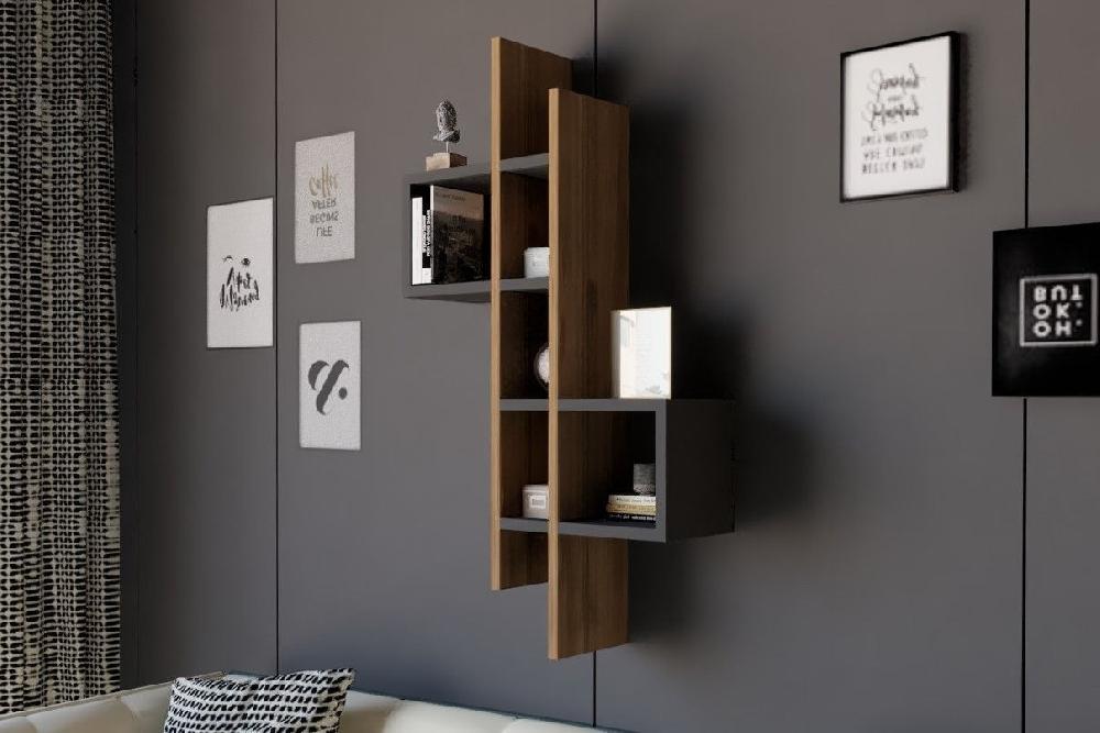 emob Wandrek Asse - antraciet/eikdecor