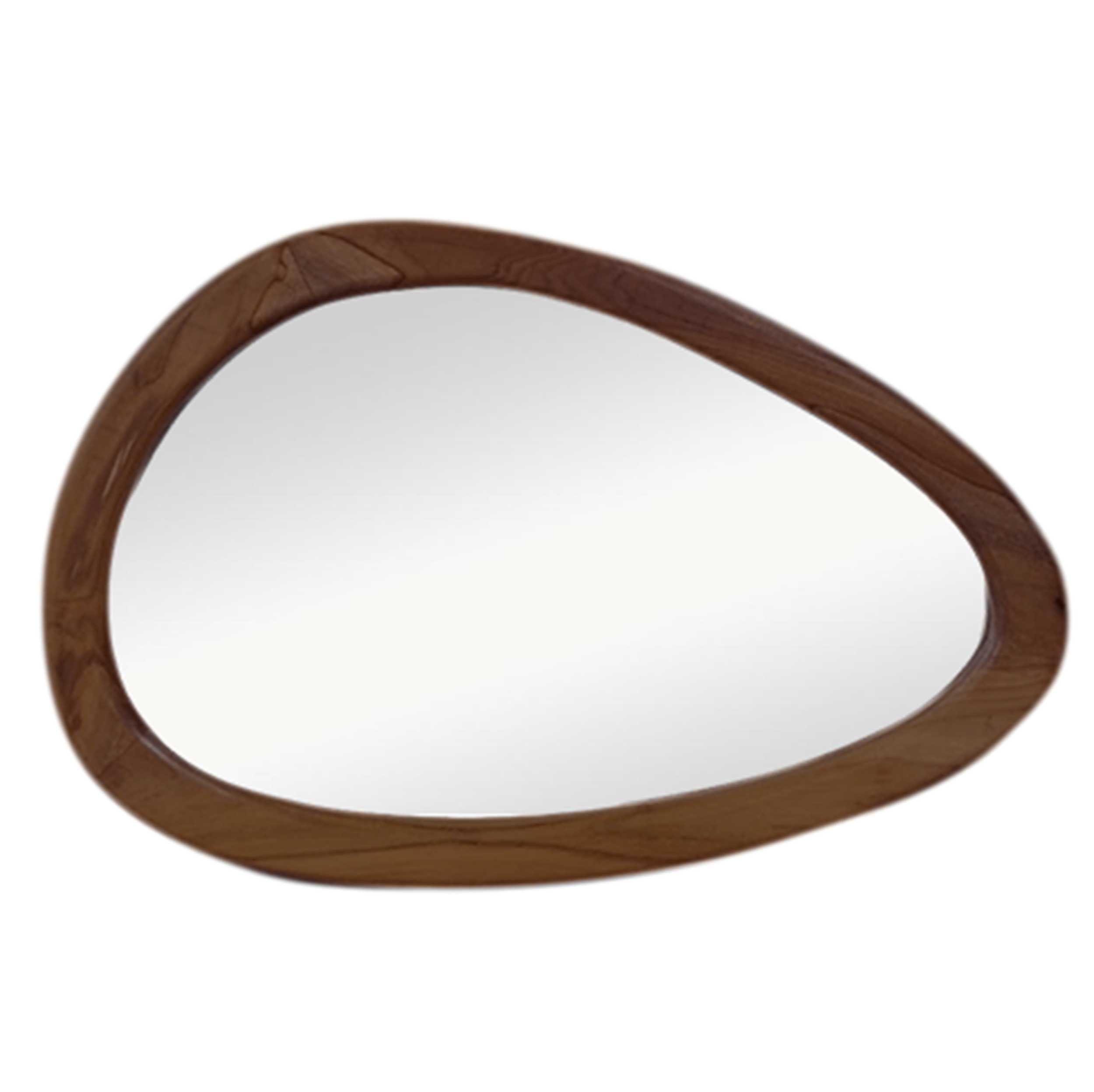 Emob Wandspiegel Tide - 80x50cm - Teakhout