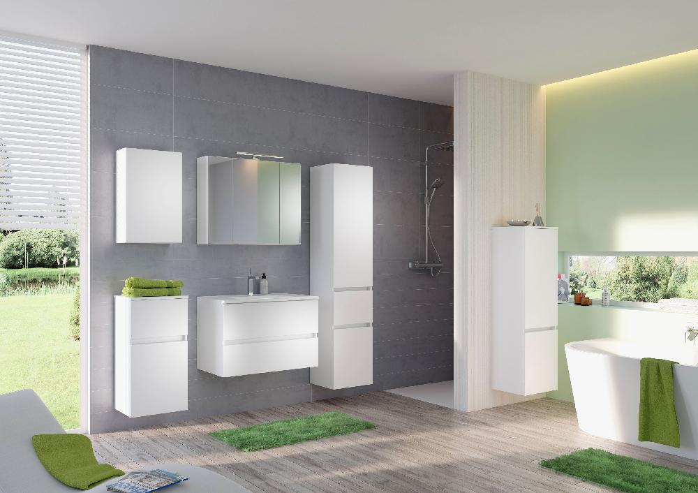 Emob Wastafelmeubel Brama 120cm 4 Lades - Wit