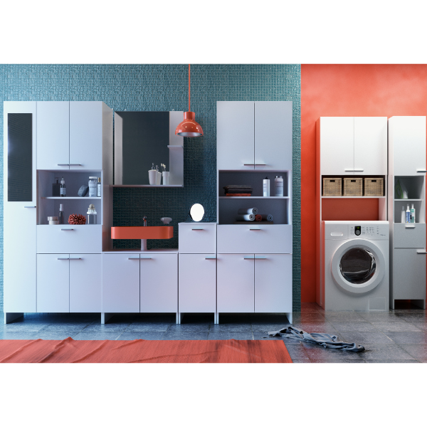 Emob Wastafelonderkast Febe Met 2 Deuren - Wit