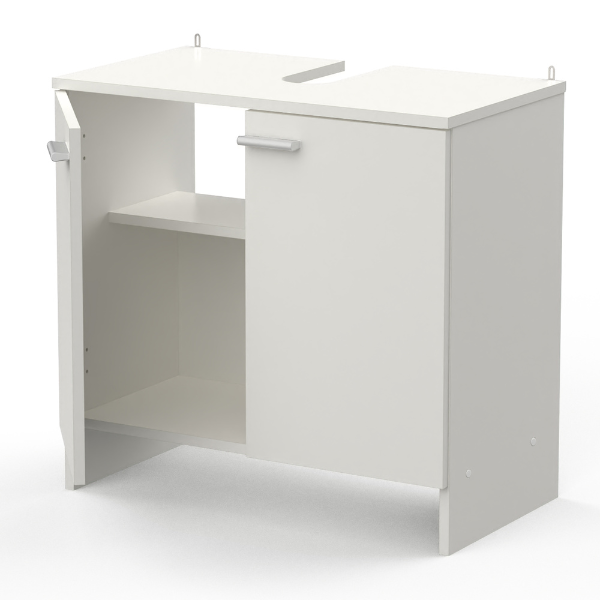 Emob Wastafelonderkast Febe Met 2 Deuren - Wit