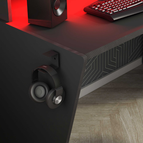 Emob Gaming Bureau Yannick 150x70x85cm Spaanplaat - Antraciet