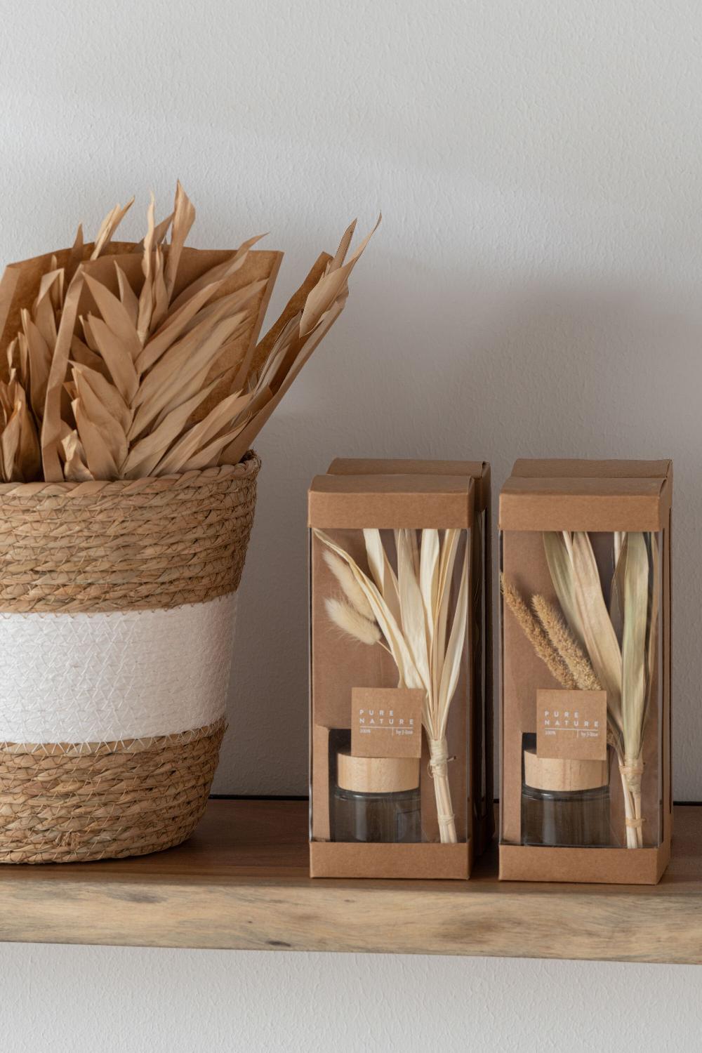 Emob Gedroogde Bladeren 2 Stukken Naturel Small Assortiment Van 2