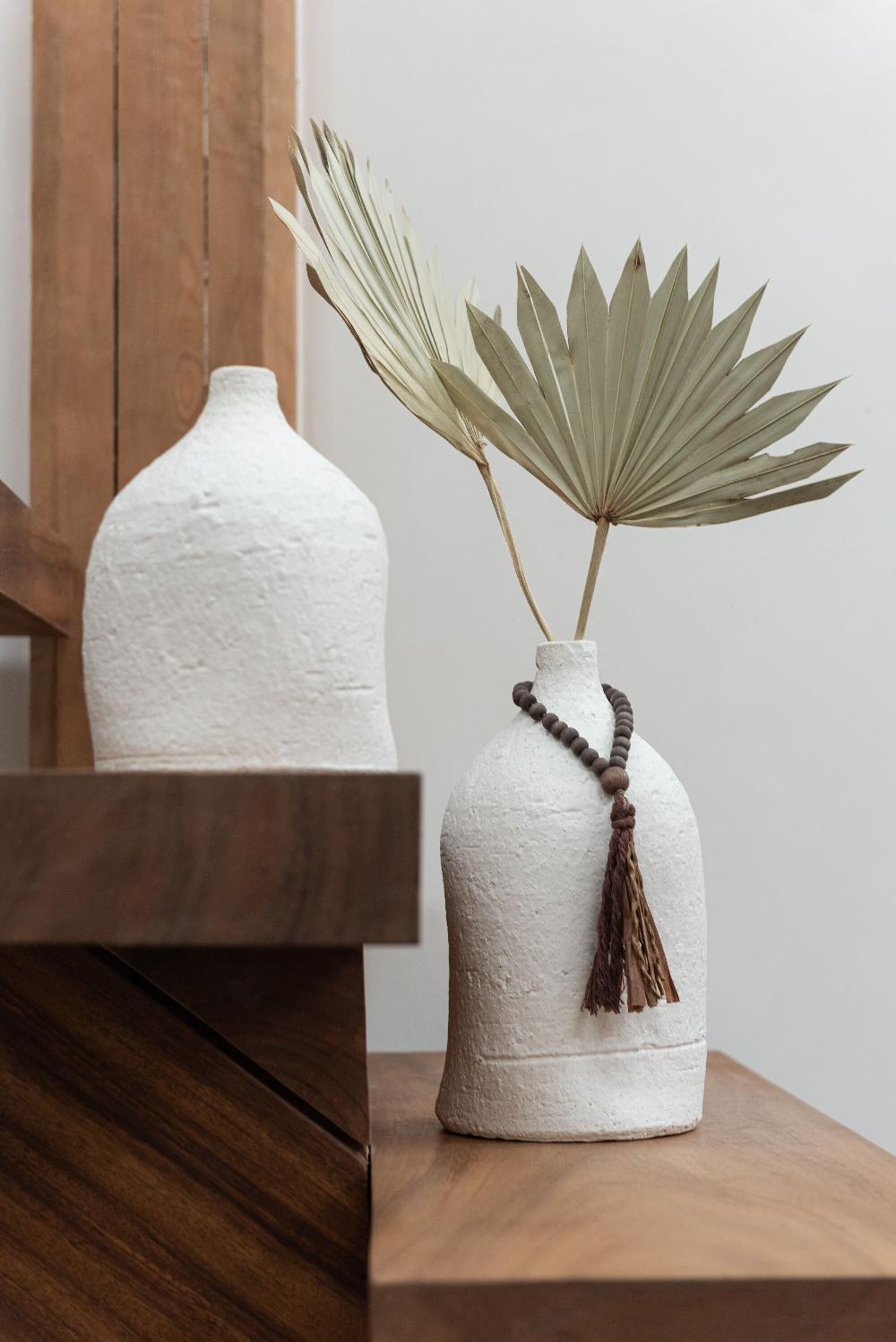 Emob Gedroogde Palmboom Bladeren 2 Stukken Groen Assortiment Van 2