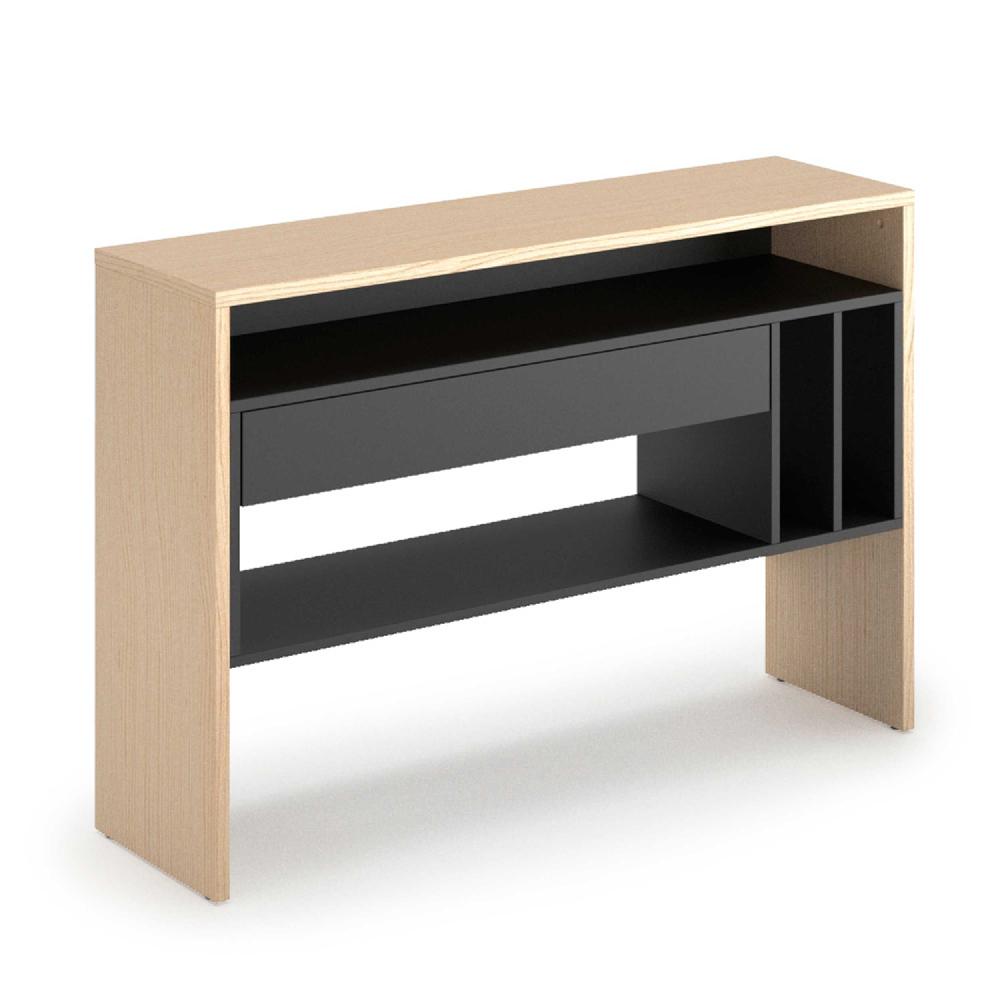 Emob Halkast Keros 120cm Met 1 Lade - Lichte Eik/zwart