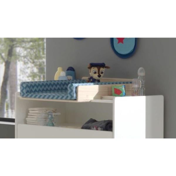 Emob Kiddy Luierplank 72x53x15 Cm-massief Dennenhout