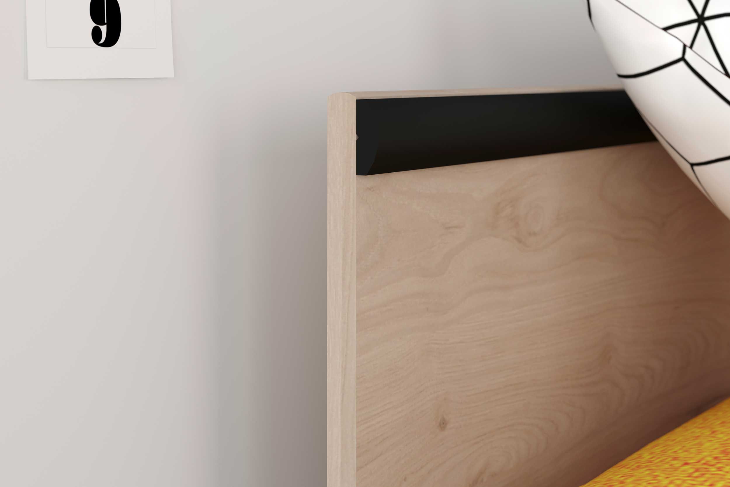 Emob Kinderbed Alma 90x200 Met Opbergruimte - Eikdecor