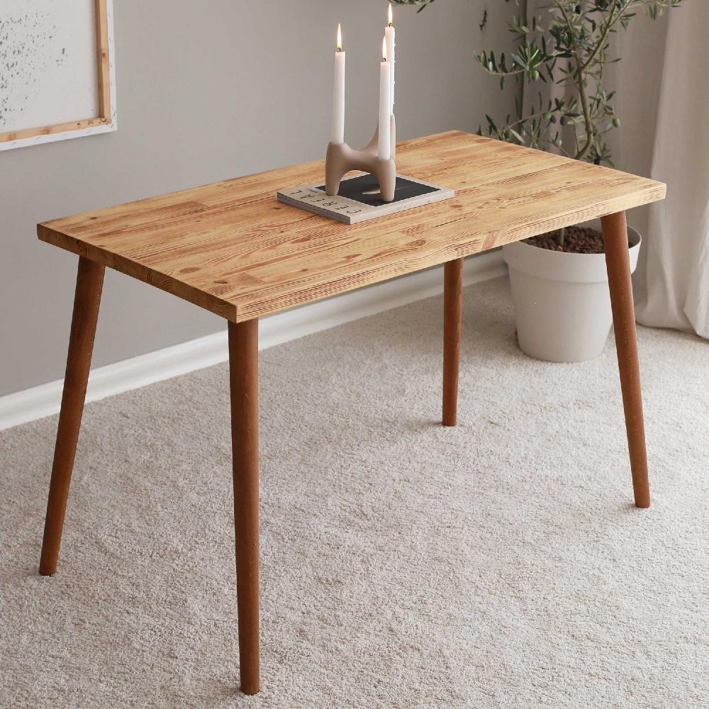 emob Locelso bureau - 100% grenen massief hout - Beukenhouten poten - Eikenkleur