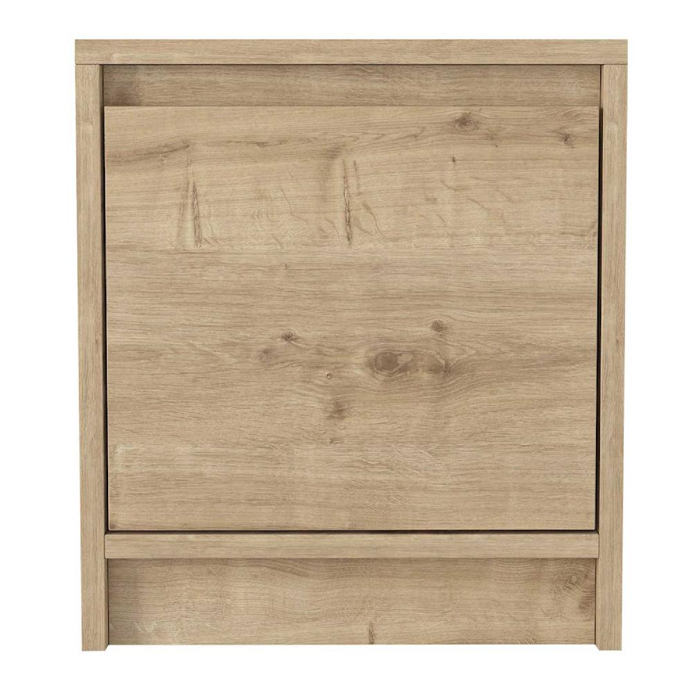 Emob Nachtkastje Conve - 40x35x45cm - Met één Deur - Eikdecor