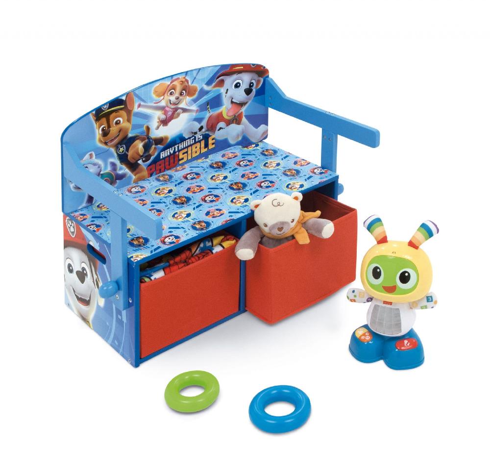 Emob Omvormbare Zitbank Paw Patrol - 44x60x70 Cm - Blauw/spaanplaat