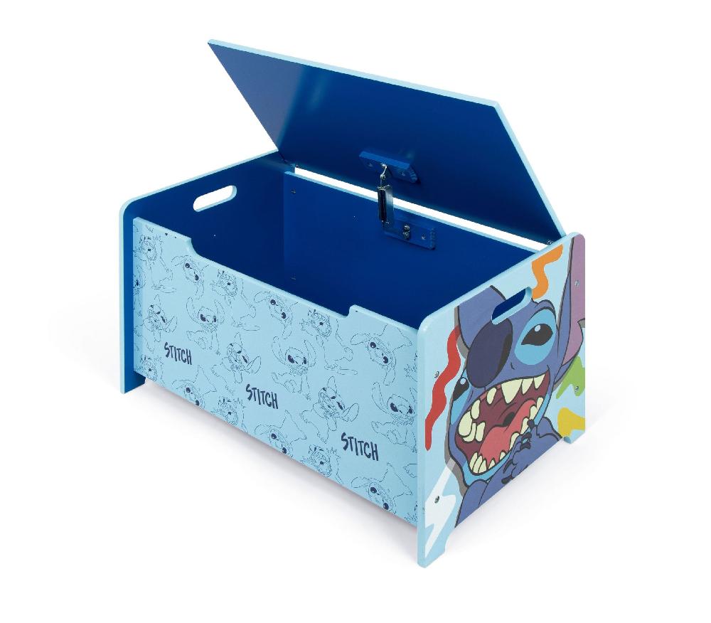 Emob Opbergkist Lilo & Stitch - 62 50x37x40 Cm - Blauw/spaanplaat