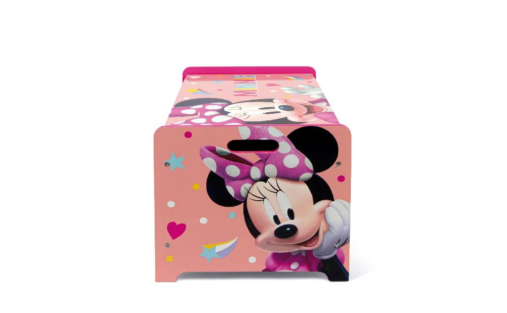 Emob Opbergkoffer Minnie Mouse - 62 50x40x37 Cm - Roze/spaanplaat
