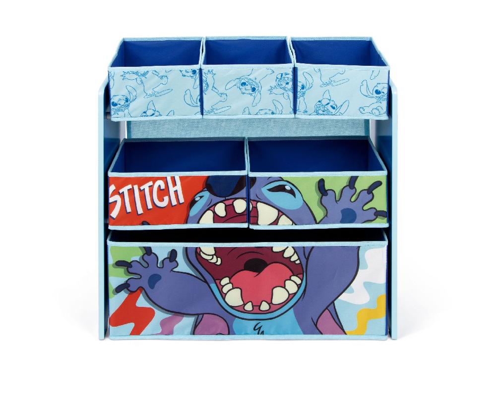 Emob Opbergrek Lillo & Stitch - 30x60x62 Cm - Blauw/spaanplaat