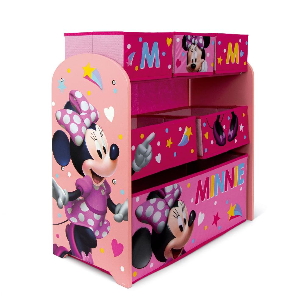 Emob Opbergrek Minnie Mouse - 30x60x62 Cm - Roze/spaanplaat