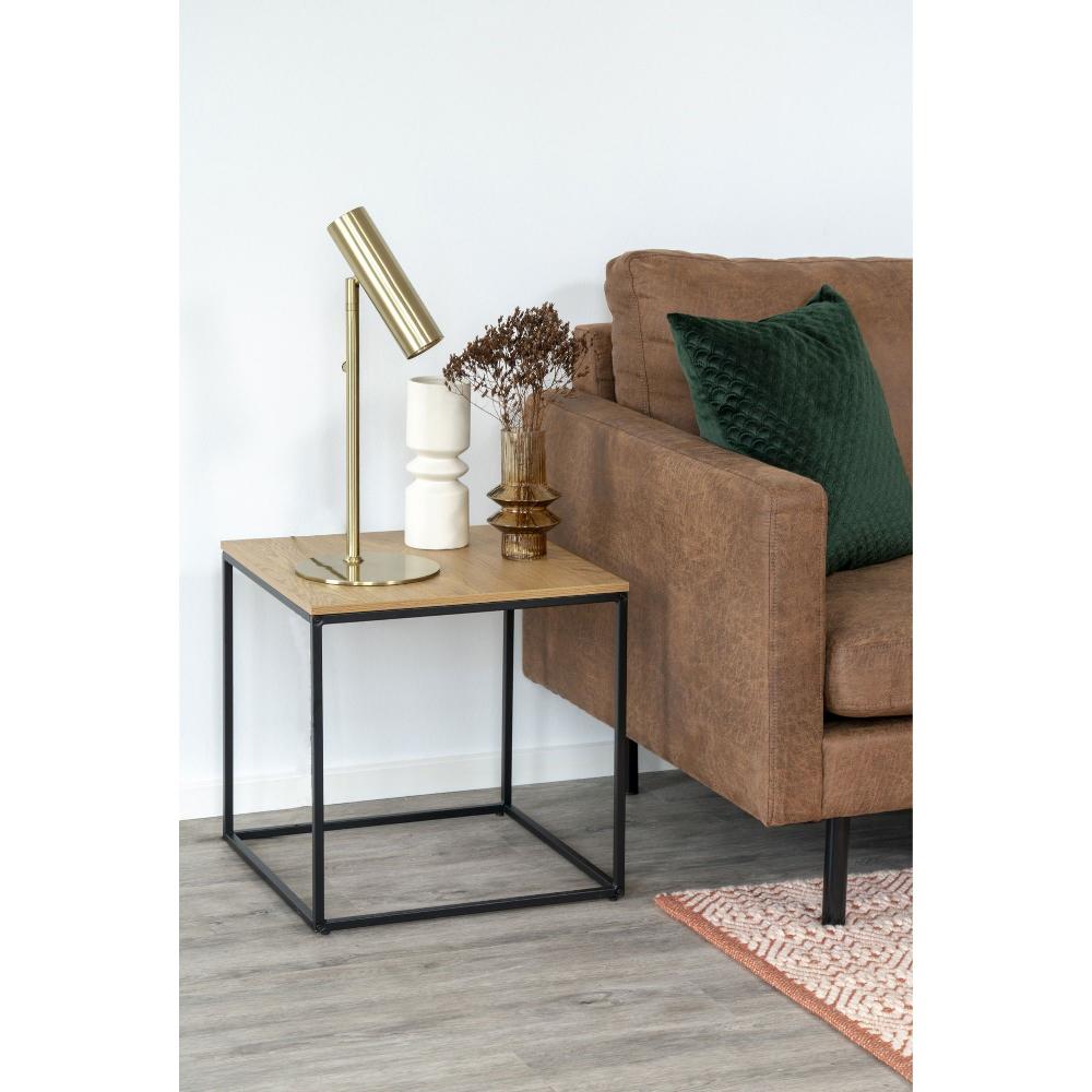 Emob Paris Messing Tafellamp - Elegant Ontwerp 200 Cm Stoffen Koord