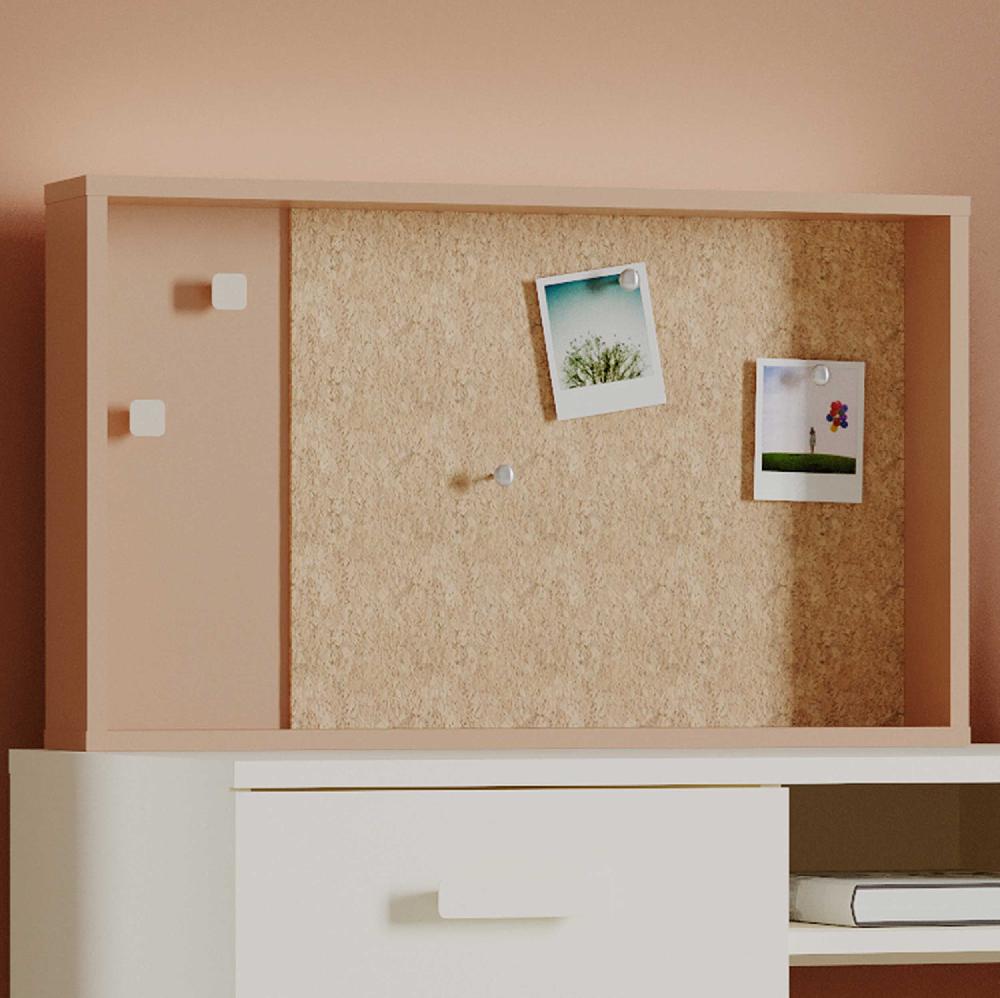 emob Prikbord Camillia - 70x12x42cm - met kurk - terracotta