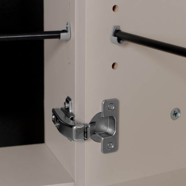 Emob Schoenenkast Satine - 74x34x181cm - 2 Deuren - Beige