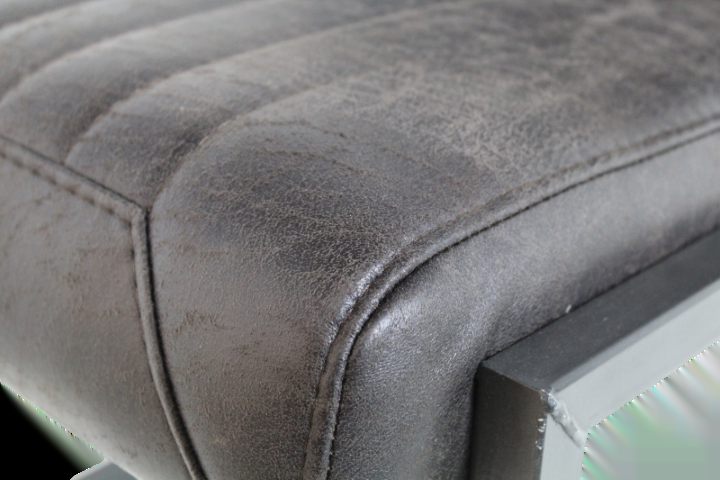 Emob Set Van 2 Eetkamerstoelen Texas Yachtleder/metaal – Espresso