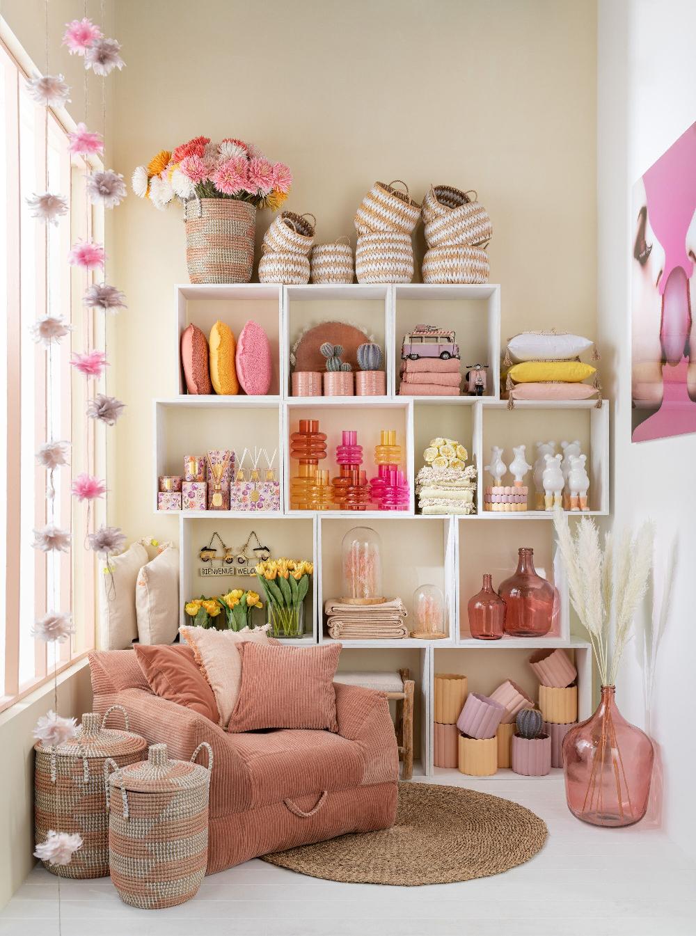 Emob Set Van 3 Manden Lys Rond Plat Gras Naturel/wit