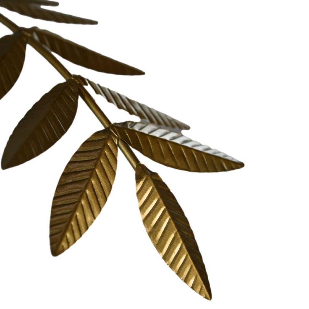 Emob Staande Lamp Palmboom - 60x75x150cm - Goudkleurig Metaal