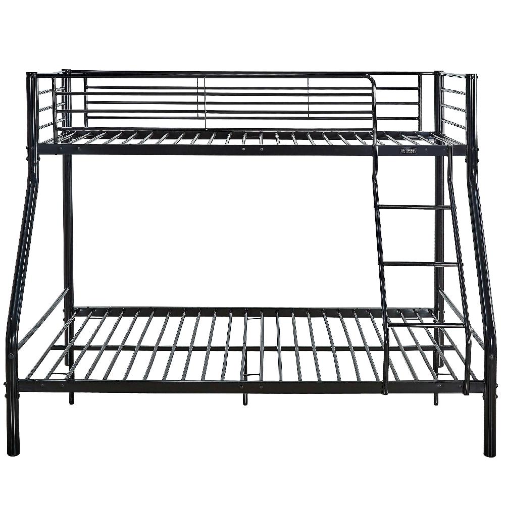 Emob Stapelbed Trixie 90x200 & 140x200 - Metaal - Mat Zwart