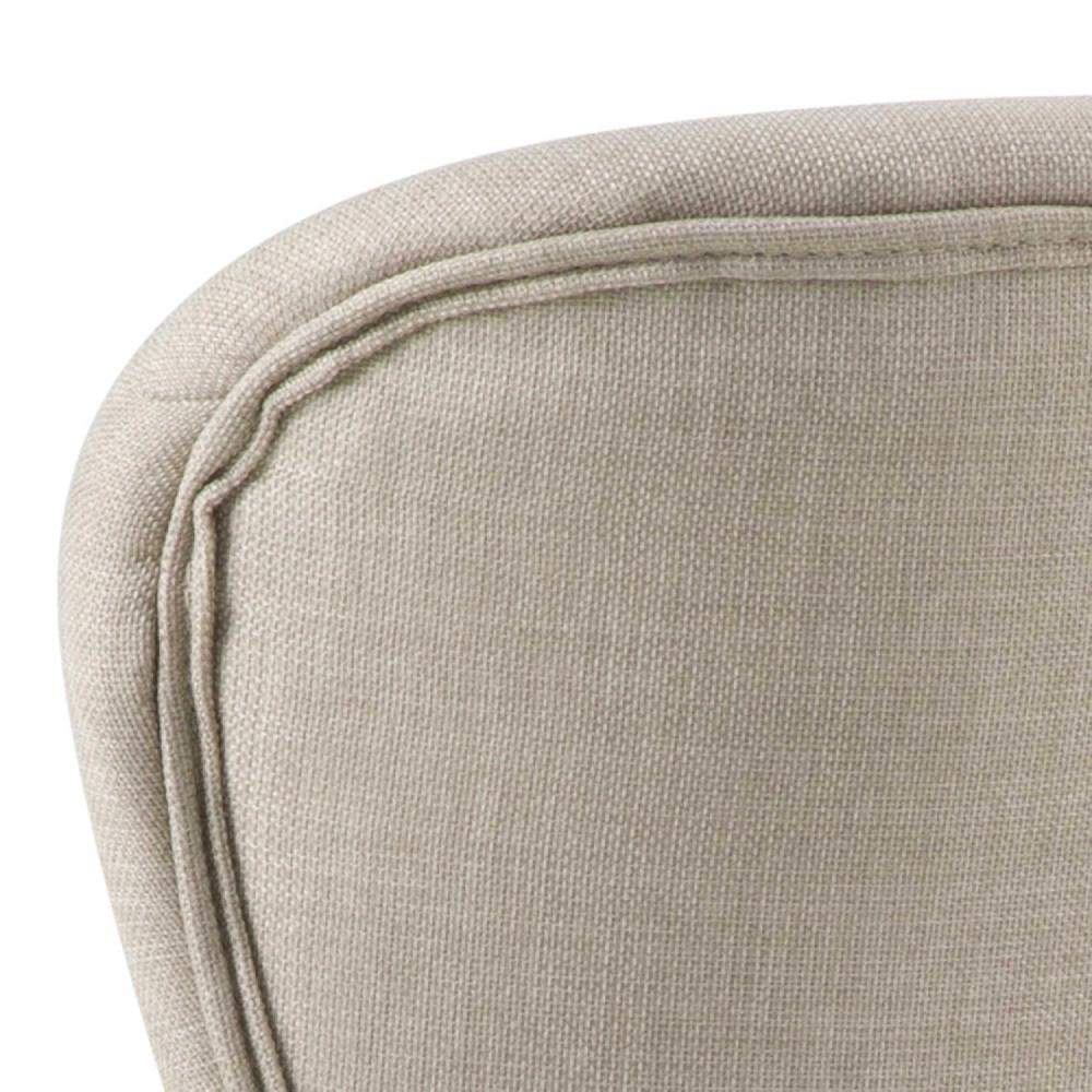 Emob Stoffen Stoel Tilda Met Schuine Poten - Zand/eik