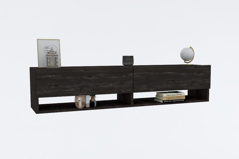 Emob TV-meubel Woody Fashion |100% Gemelamineerd| Antraciet