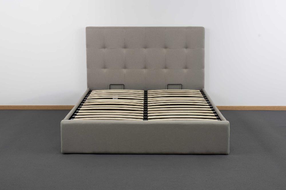 Emob Tweepersoonsbed Corbi Met Opbergruimte 140x200 - Zand