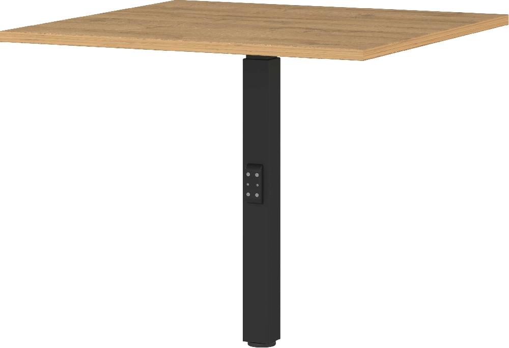emob Verbindingsstuk voor bureaus Cornel - verstelbaar - eikdecor/zwart