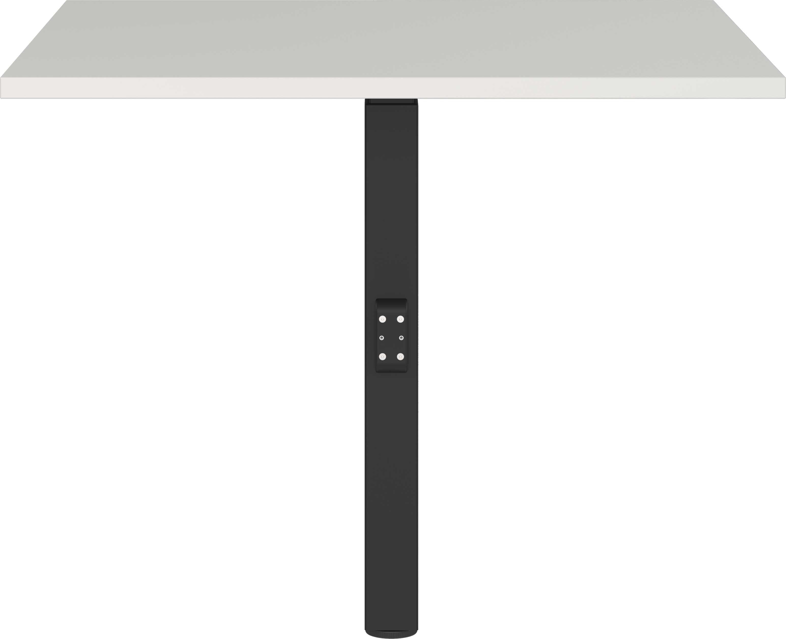 Emob Verbindingsstuk Voor Bureaus Cornel - Verstelbaar - Lichtgrijs/zwart