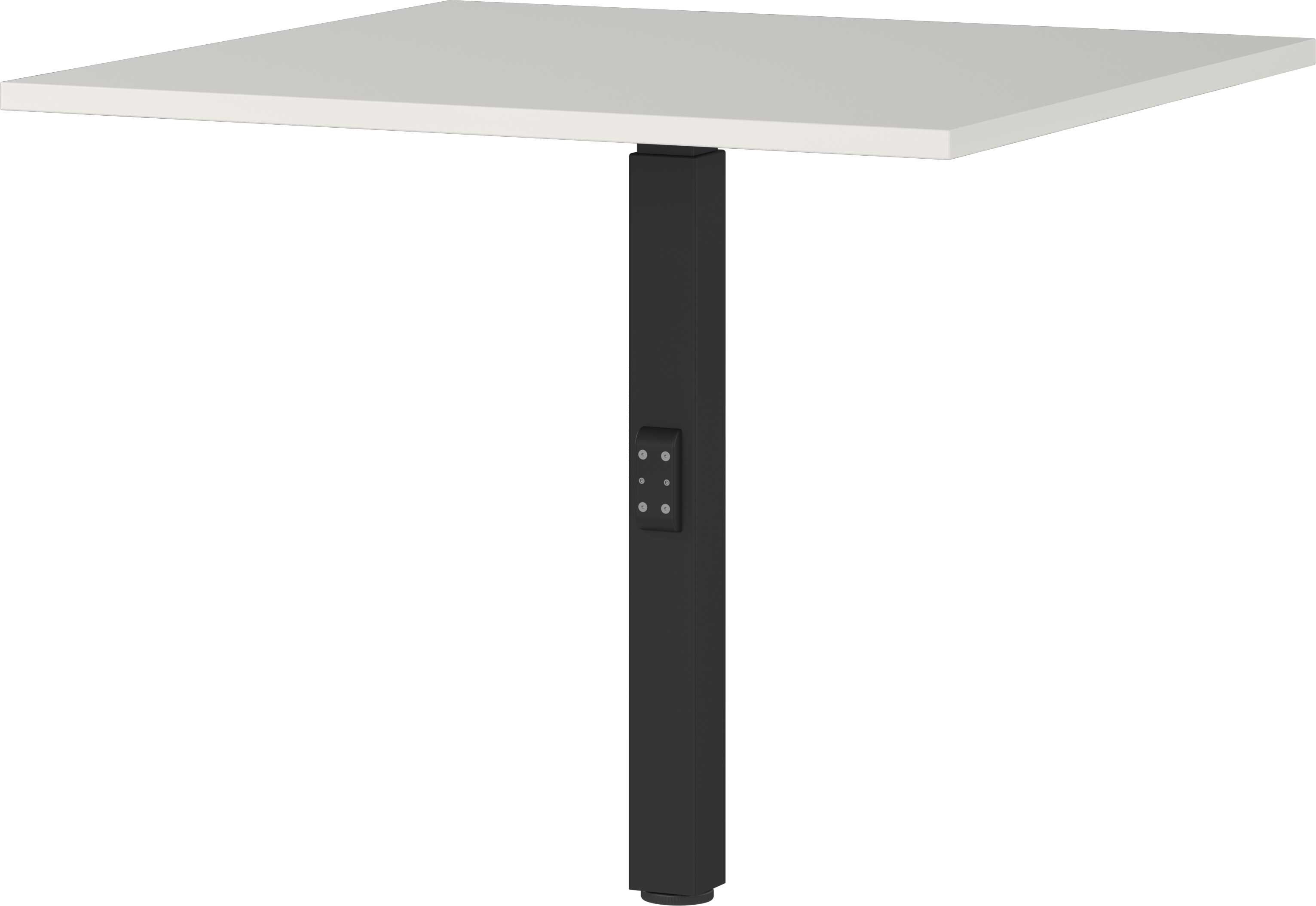 emob Verbindingsstuk voor bureaus Cornel - verstelbaar - lichtgrijs/zwart