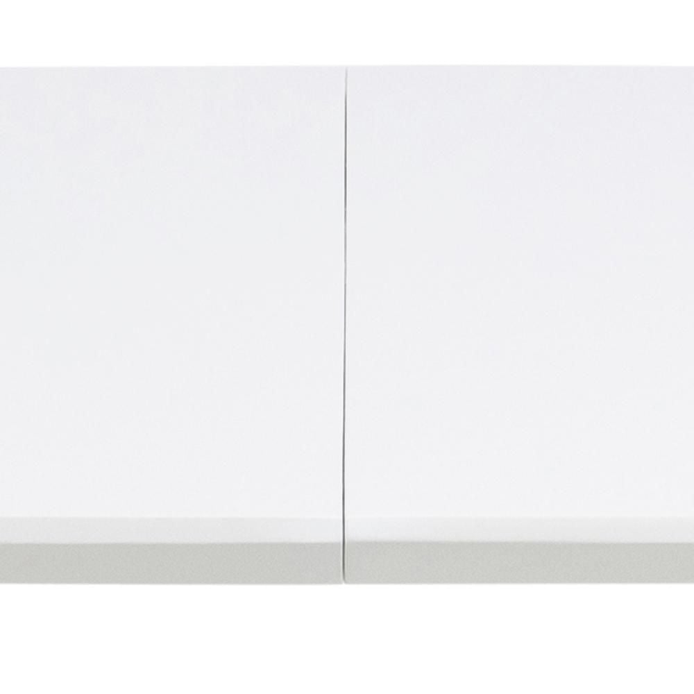 Emob Verlengbare Eettafel Benjamin 170/270x100cm - Wit/ Eik