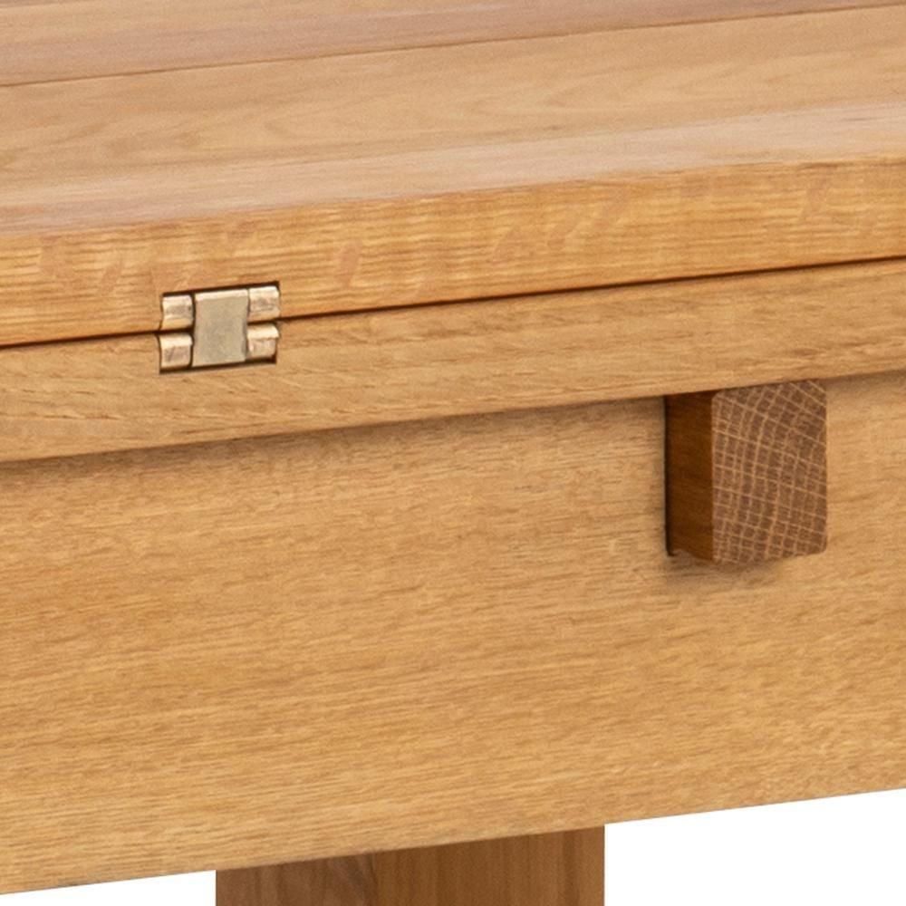Emob Verlengbare Eettafel Kayleigh - Massief Eikenhout