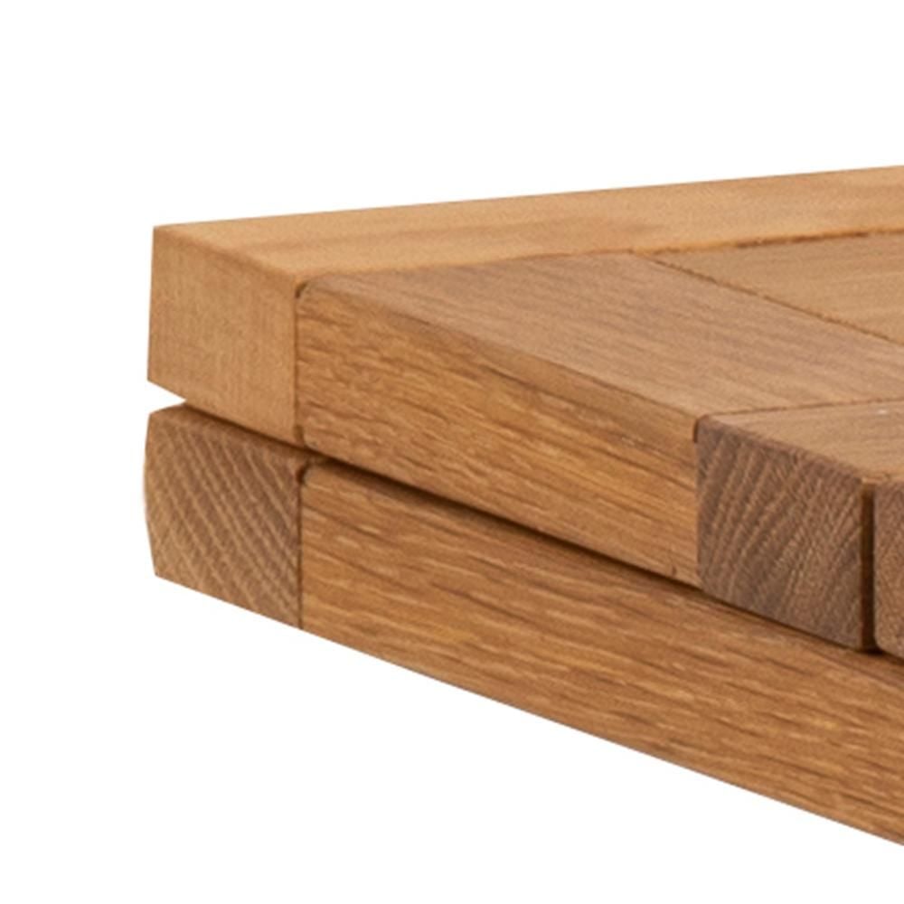 Emob Verlengbare Eettafel Kayleigh - Massief Eikenhout