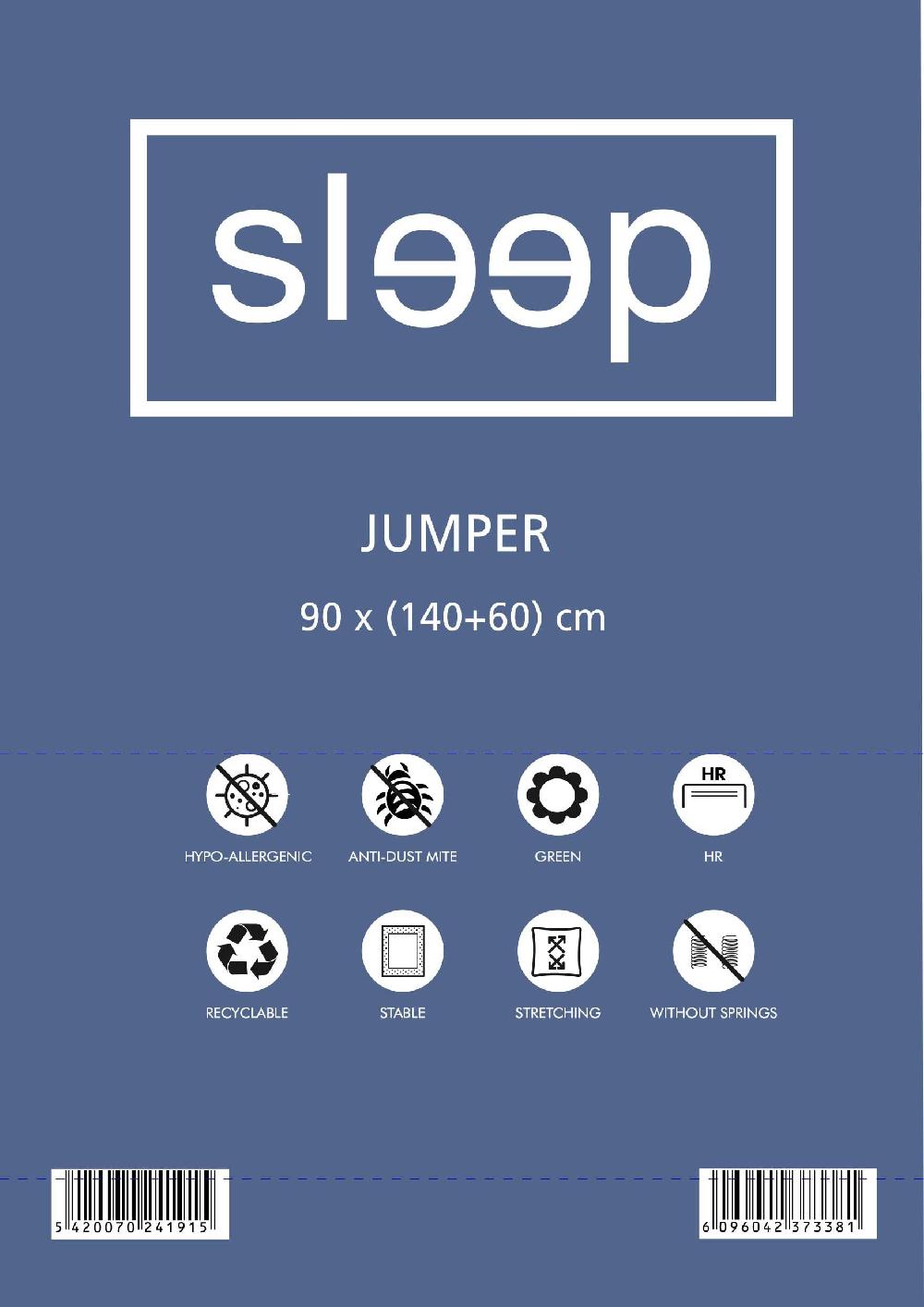 Emob Verlengbare Matras Jumper 90x140>200cm - Koudschuim